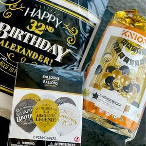 Birthday party decorations Aged to perfection